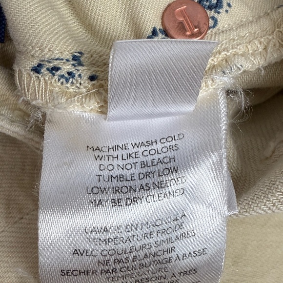 Anthropologie Tan Flare Jeans - Picture 9 of 11